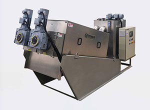 Dual Sludge Screw Press